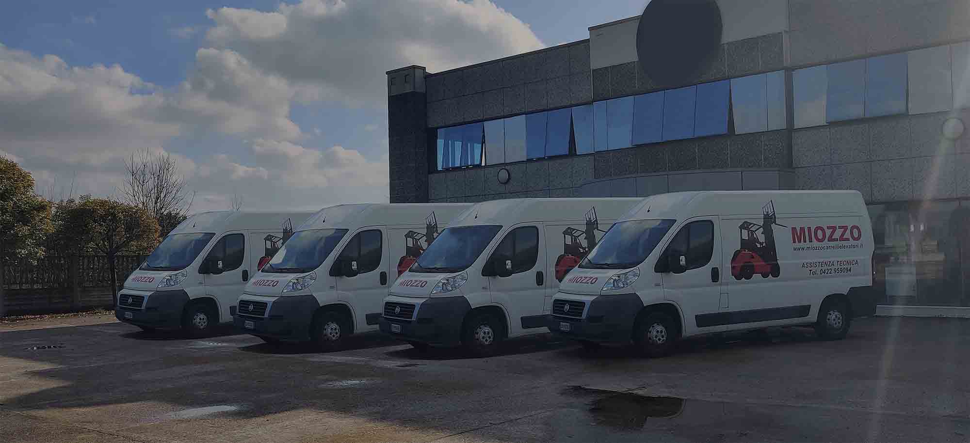 Vendita e noleggio muletti per logistica interna Treviso - Miozzo